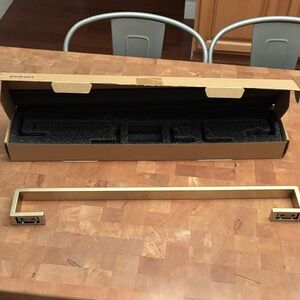 Gold towel bar! Brand new!